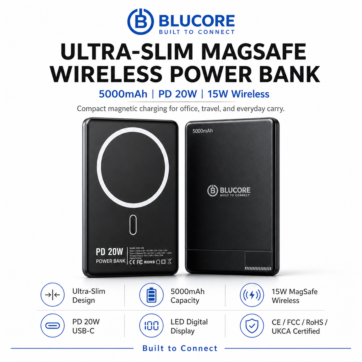 Ultra slim Magsafe power bank