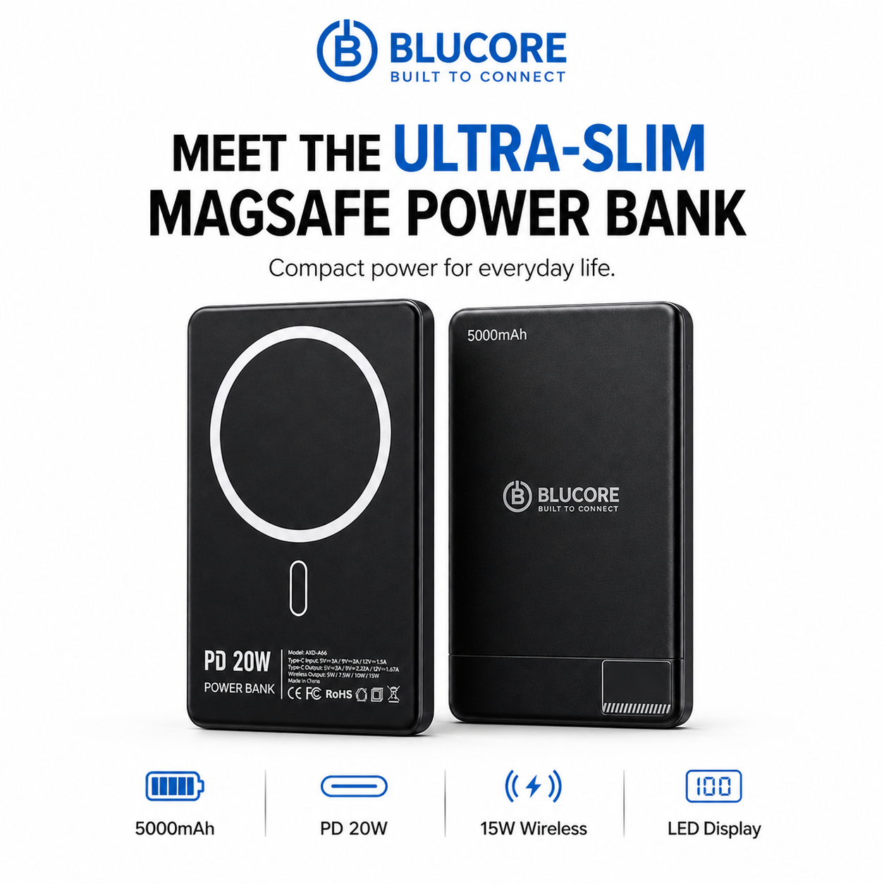 Ultra slim Magsafe power bank